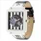 Black Leather Chain Lovely Cartoon Kids' Watches