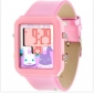 Pink Leather Band Rabbits Images On Kids' Watches