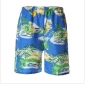 Green Blue Casual Fashion Cotton Men's Beach Shorts