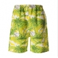 Green Summer Style Breathable Men's Beach Shorts