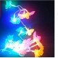 Colourful Lights Butterfly Shape Shiny Christmas Decorations