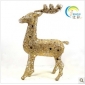 Golden Sequins Deer Shape Big Size Christmas Crafts