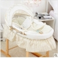 Ivory Portable Cartoon Images On Cute With Handle Baby Bed
