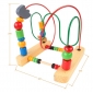 Colourful Beaded Frame Educatioonal Wooden Children's Toys