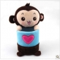 Monkey Shape Mini Size Brush Pot Stuffed & Plush Animal