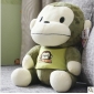 Light Green Canvas Monkey Medium Size Stuffed & Plush Animal