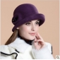 Ivory Beret Style With Big Balls Woven Women's Winter Hats & Caps