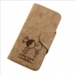 Brown Real Leather Cartoon Lovely Women's Wallets