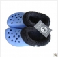 Sky Blue With Hollow Dual Functions Removable Winter's Slippers
