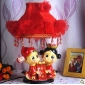 Red Resin Modern Lamp Lovely Wedding Gifts