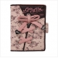 Lace Up Leather Flowers Images On Card Holder
