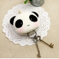 White Black Cartoon Panda Lovely Cute Card Holder