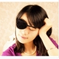 Black Real Silk Monocular Style Eyewear Accessories