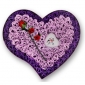 Free Shipping /Novelty Product /Soap Flower /Heart Shaped Soap with Led Light